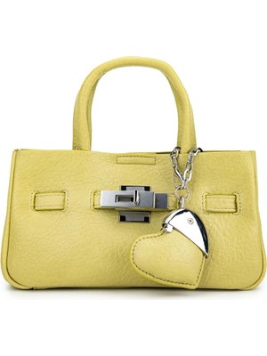 Tamer Tanca Kadın Suni Deri Sarı El Çantası 921 27253 Bn Cnt Y26 Sarı