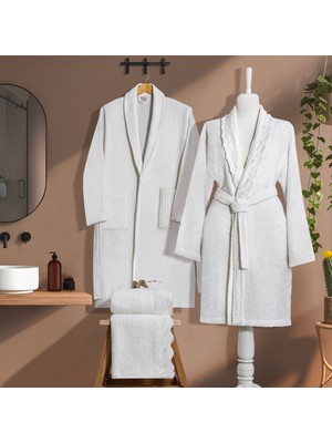 Schafer Home Premium Banyo Seti 4 Parça-Ekru