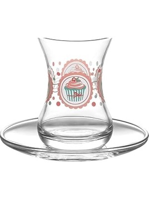 Uravas Store Lav Cupcake Mini 12'li Çay Seti