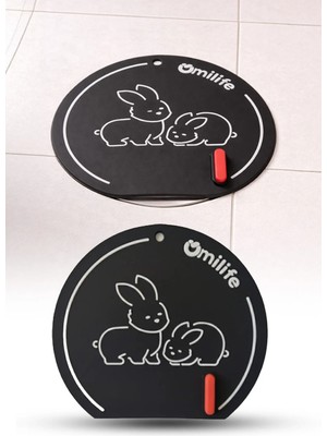 Siyah Renk 2 Adet Kötü Koku Önleyici Silikon Mat Banyo Mutfak Lavabo Balkon Gider Tıpa Tıkacı Kapağı