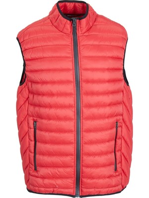 Exuma Erkek Kırmızı Puff Yelek Düz Desenli S Beden Rahat Kesim Sezonluk Ürün  2911069-657