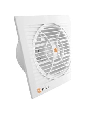 Hiva Banyo ve Tuvalet Aspiratörü, 180 M³/h Debi, 38 Db Sessiz, 15 W Enerji, Ipx4 Su Sıçrama Korumalı, 230 V, 50 Hz, Duvar Tavan Uyumlu, Dekoratif, Beyaz Havalandırma Fanı (120 Mm)