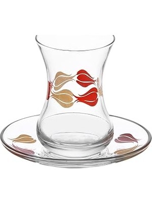 Uravas Store Lav, Lalezar 12'li Çay Seti, 8692952081361, Şeffaf