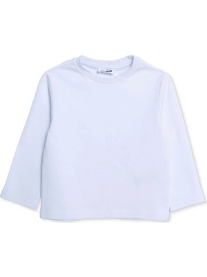 Hellobaby Erkek Bebek Tişört Bisiklet Yaka Long Sleeve