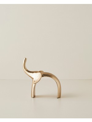 English Home Elephant Alüminyum Biblo 13,5 cm Gold