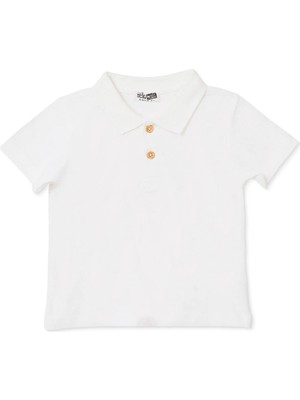 Hellobaby Erkek Bebek Tişört Polo Yaka Kısa Kol