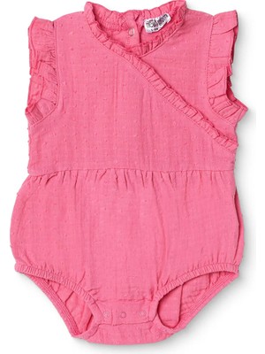 Hellobaby Kız Bebek Body Çıtçıtlı V Yaka Sleeveless