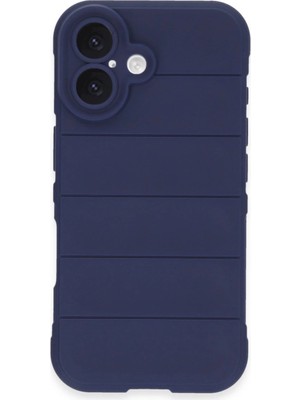 Erdo Ticaret Buğz Iphone 16 Kılıf Optimum Silikon - Lacivert