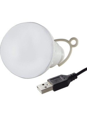 kzy mobilyal Powermaster Beyaz LED Ampul 5W 6V USB Kablolu E-27 Duy Tipi Yüksek Güç Tüketimi