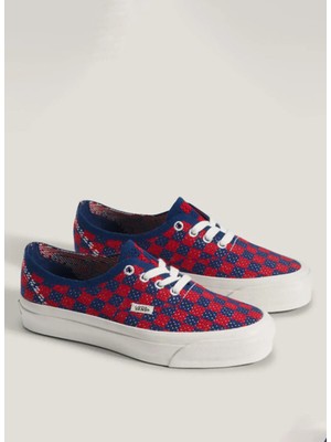 Vans VN000EJCRDB1 Lx Authentic 44 Ek Kırmızı - Mavi %100 Sentetik Kadın Lifestyle Ayakkabı