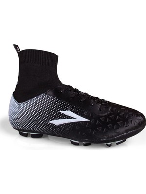 Lig Simav Çoraplı Krampon Siyah 37 Erkek Çocuk İçin Futbol Ayakkabısı Yumuşak Hissiyat