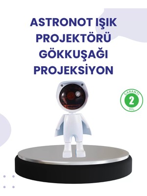 SHC4200 Dekoratif Gün Batımı Işığı – Astronot Figürlü