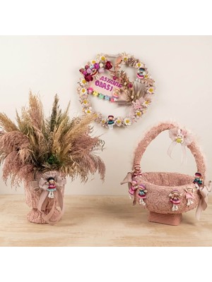 Ceyyiz Yeni Doğan Kız Bebek Magnet Hediyeli Karşılama Seti