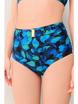 Suwen Bluebell Yüksek Bel Toparlayıcı Bikini Alt