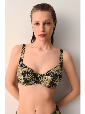 Suwen Palm Balenli Toparlayıcı Bikini Üst