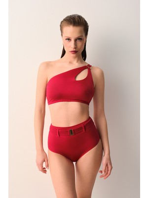 Suwen Tek Omuz Bikini Üst