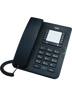 Karel Tm-142 Siyah Masa Üstü Telefon Ekranlı Tasarımıyla Şık ve Fonksiyonel