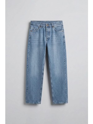 Abluka Online Erkek Baggy Fit Jean Mavi