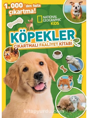 Butik Mey Ithalat®   Kids Köpekler Çıkartmalı Faaliyet Kitabı