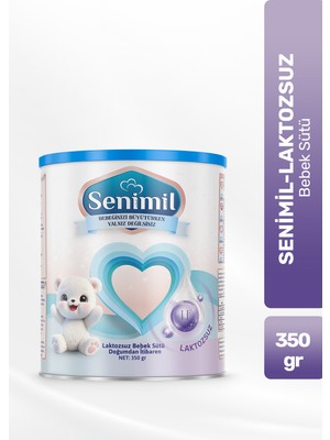Senimil Laktozsuz Bebek Sütü 350 gr