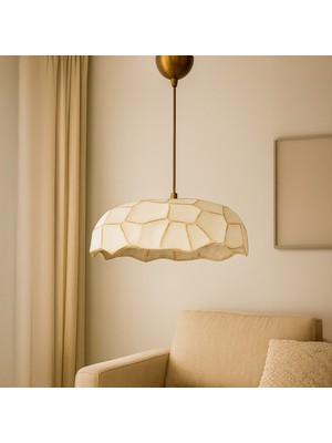 Hmy Design Terrond Handmade Karbon Beton Avize - Bej