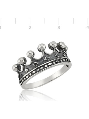 Inure Jewelry Kral Tacı Yüzük