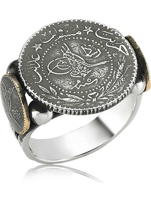 Inure Jewelry Gümüş Tuğralı Erkek Yüzük