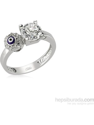 Inure Jewelry Zirkon Taşlı Gümüş Kadın Yüzük 436162