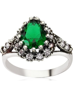 Inure Jewelry Gümüş Damla Hürrem Sultan Bayan Yüzük