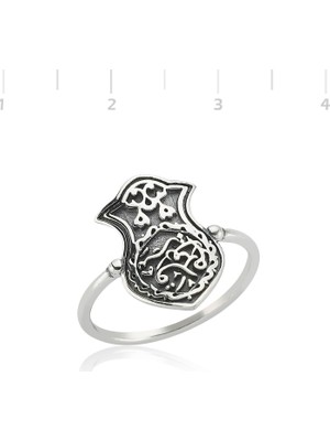 Inure Jewelry Gümüş Kademi Şerif Bayan Yüzük