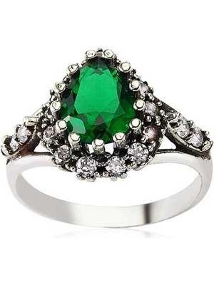 Inure Jewelry Gümüş Damla Hürrem Sultan Bayan Yüzük