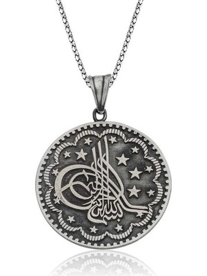 Inure Jewelry Gümüş Tuğra Kolye