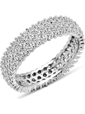 Inure Jewelry Gümüş Tam Tur Alyans