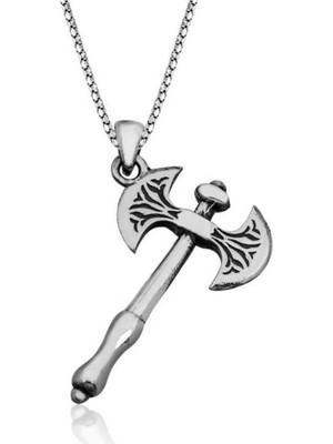 Inure Jewelry Inure Jewelry Gümüş Balta Erkek Kolye