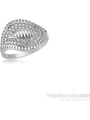 Inure Jewelry Gümüş Yaprak Bayan Yüzük