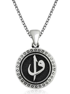 Inure Jewelry Gümüş Elif Vav Kolye