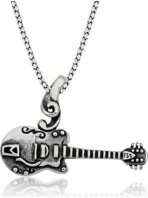 Inure Jewelry ​gümüş Gitar Kolye