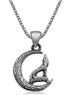 Inure Jewelry Pt2610899 ​Gümüş Bozkurt Kolye