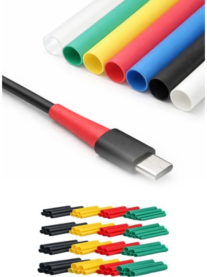 Omilife Tamir Aparatı 164 Parça Kılıf Koruyucu Isıyla Daralan Renkli Makaron