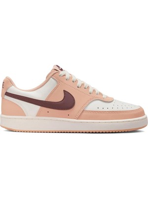 Nike IM1652 W Court Vision Lo P Nbk Spor Ayakkabı Krem-Açık Pembe