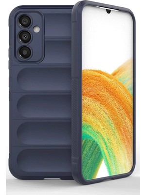 Erdo Ticaret Buğz Samsung A56 Kılıf Optimum Silikon - Lacivert