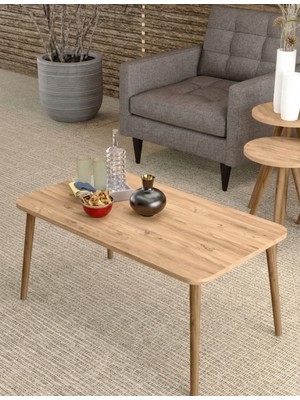 Savita Home Ahşap Orta Sehpa Kare - 90X50X42 cm