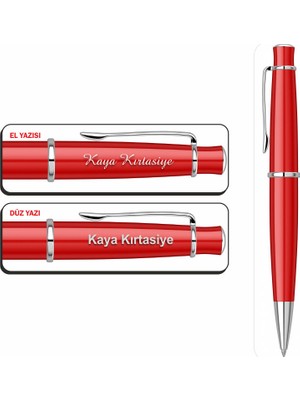 Isminize Özel Scrikss 62 Kırmızı Tükenmez Kalem