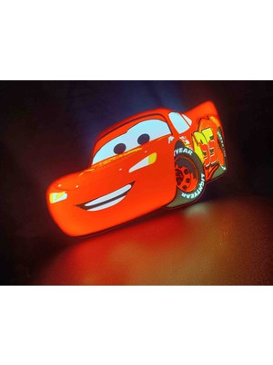 Kamer LED Işıklı Şimşek Mcqueen