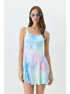 C&city Elbise Mayo 7783 Mavi/sarı