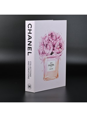 Kethuda Concept No 5 Pembe Gül Dekoratif Kitap Kutu