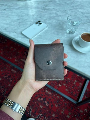 Mft Leather Hakiki Deri Çıtçıtlı Erkek Cüzdan | Nova 5801
