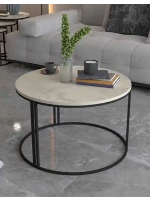 Savita Home Orta Sehpa Tekli Lux Special - 70 Çap x 50 cm