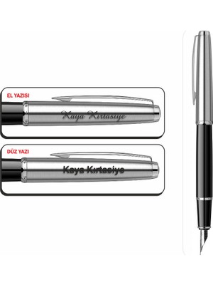 Isminize Özel Scrikss 78 Siyah 3 Lü Dolma Kalem & Tükenmez Kalem & Versatil Kalem Seti