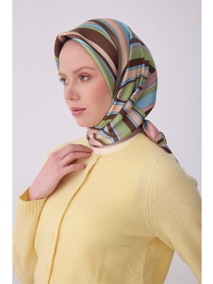 Meram Butik Belli Twill Ipek Eşarp 2026 Desen 6 - 7